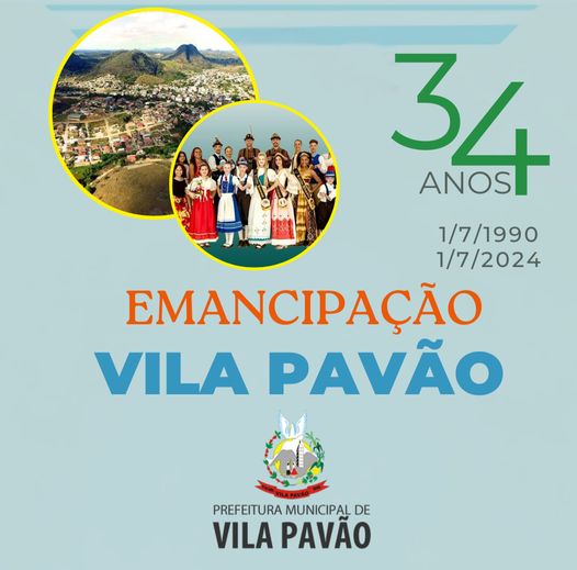 Vila Pavão: 34 anos de emancipação, cultura, história e desenvolvimento em pujante crescimento