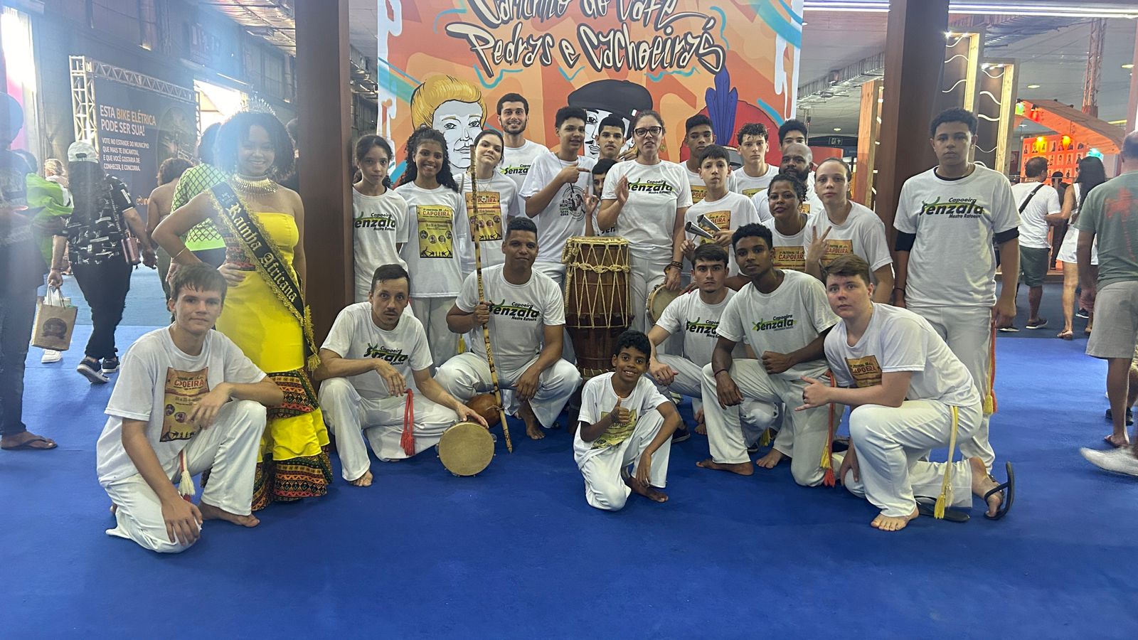Grupo Senzala encanta Feira dos Municípios 2024 com apresentação de capoeira