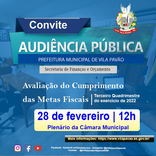 Prefeitura Realiza Audiência Pública Para Avaliação Das Metas Fiscais Do Terceiro Quadrimestre 4054