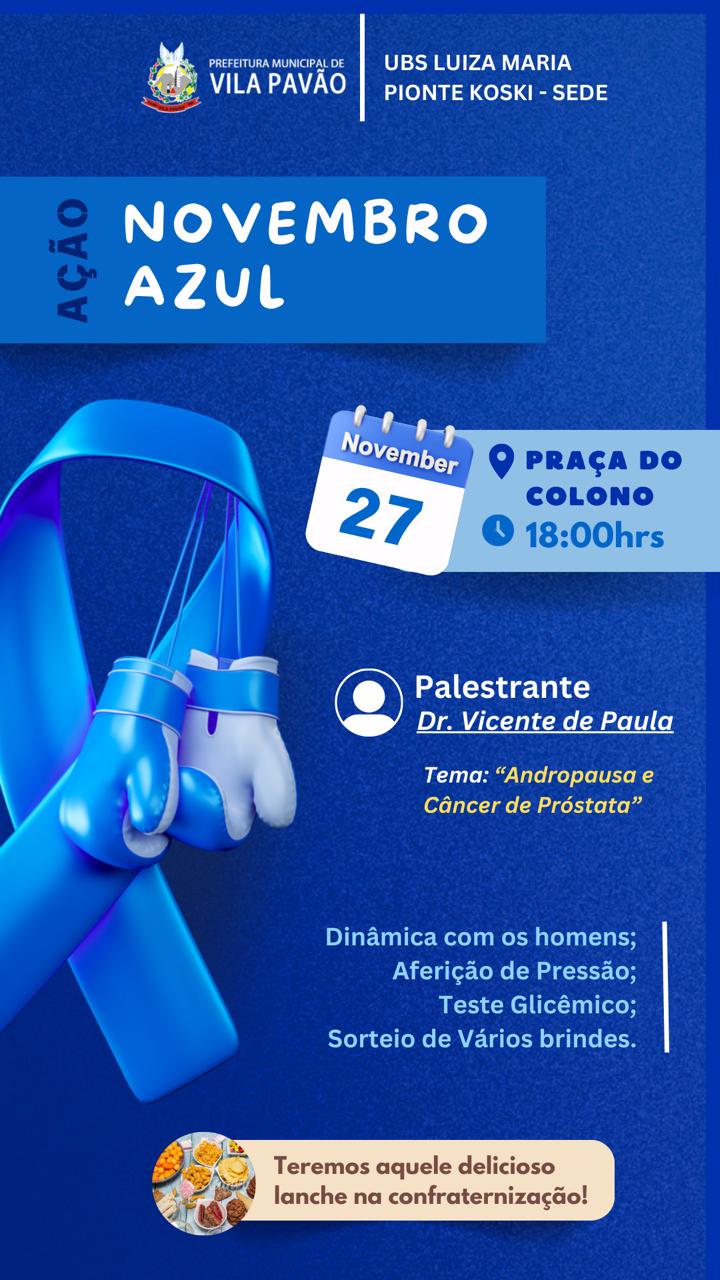 NOVEMBRO AZUL